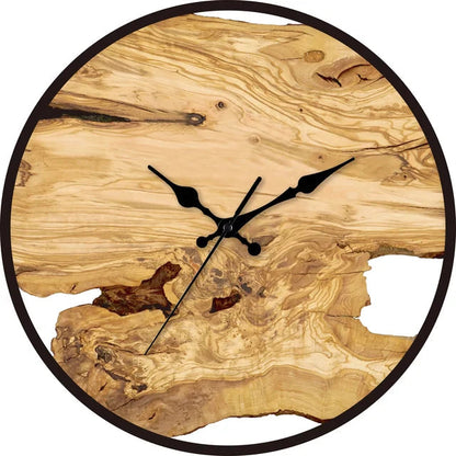 Farmhouse Style Wood Wall Clock - Lusomart