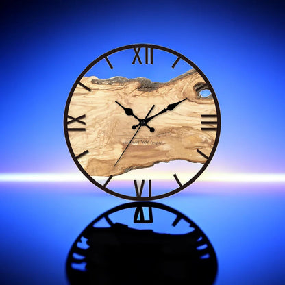 Farmhouse Style Wood Wall Clock