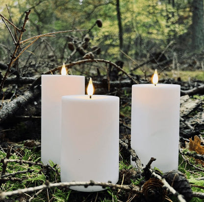 Realistic Flicker Flameless LED Candle Set for Home Decor - Lusomart