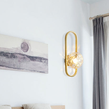 LumaOrb – Sleek Wall Lamp with Circular Glass Design 1