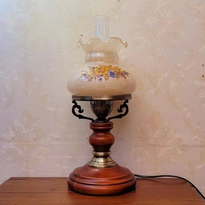 LumaSophie – Classic Red-Brown Urn Table Lamp 3