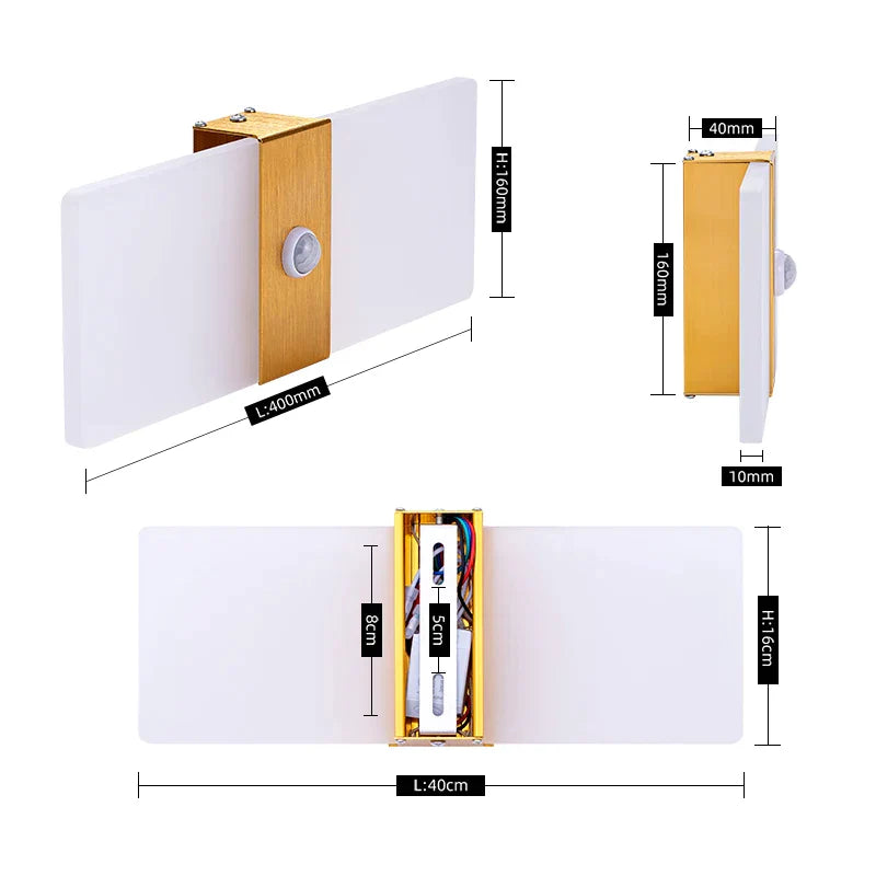LumaSphere | Motion-Sensor LED Wall Lamp for Indoor Spaces 1