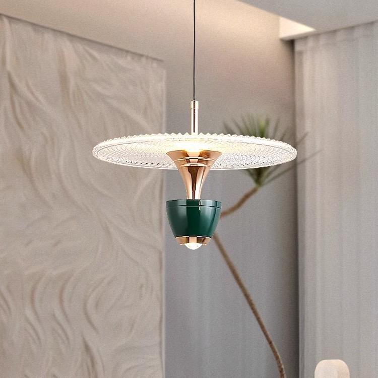 Contemporary Glass Drop LED Pendant Light