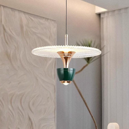 Contemporary Glass Drop LED Pendant Light