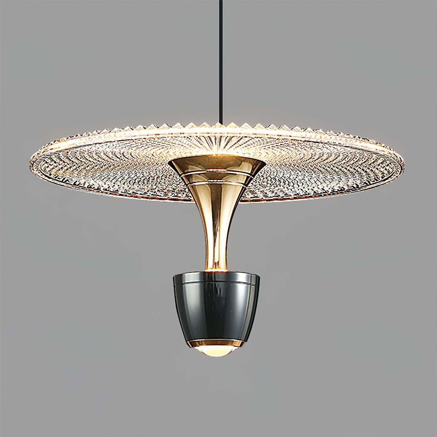 Contemporary Glass Drop LED Pendant Light