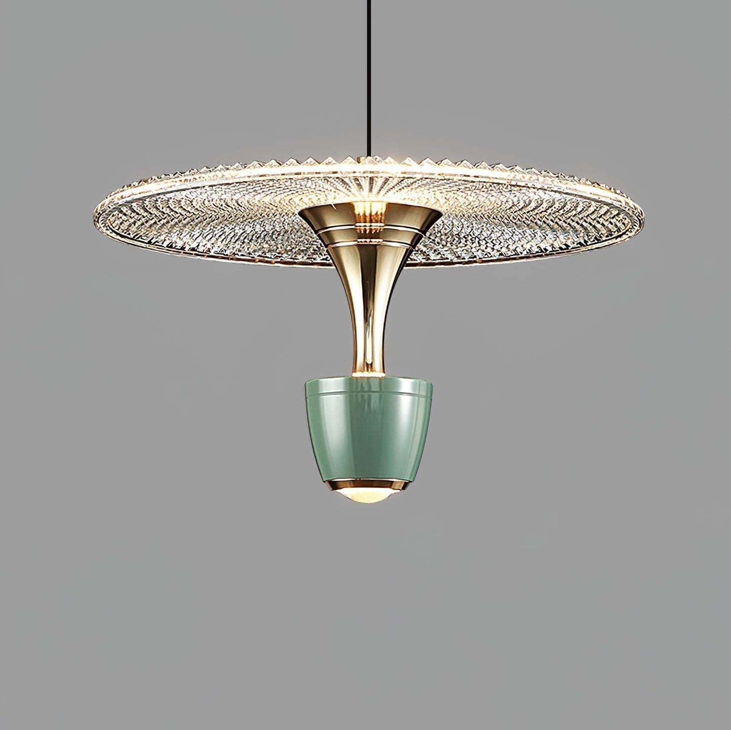 Contemporary Glass Drop LED Pendant Light