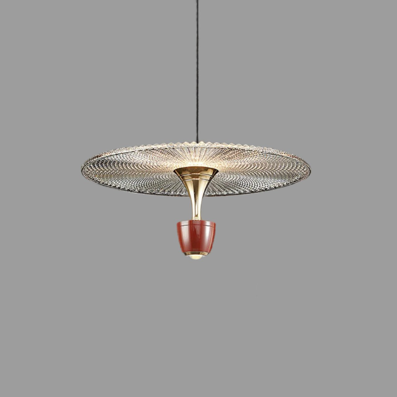Contemporary Glass Drop LED Pendant Light