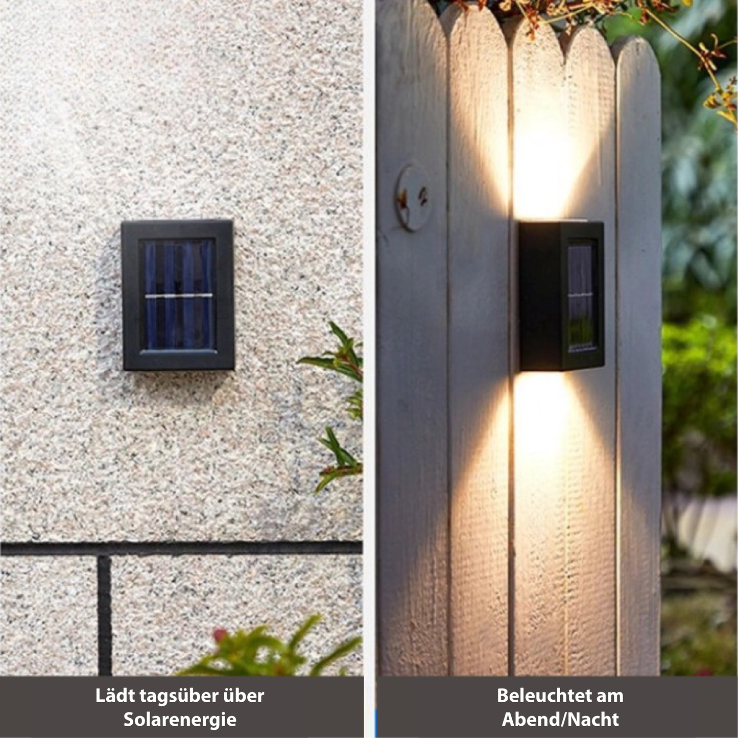 Outdoor Adjustable Solar Wall Lamp