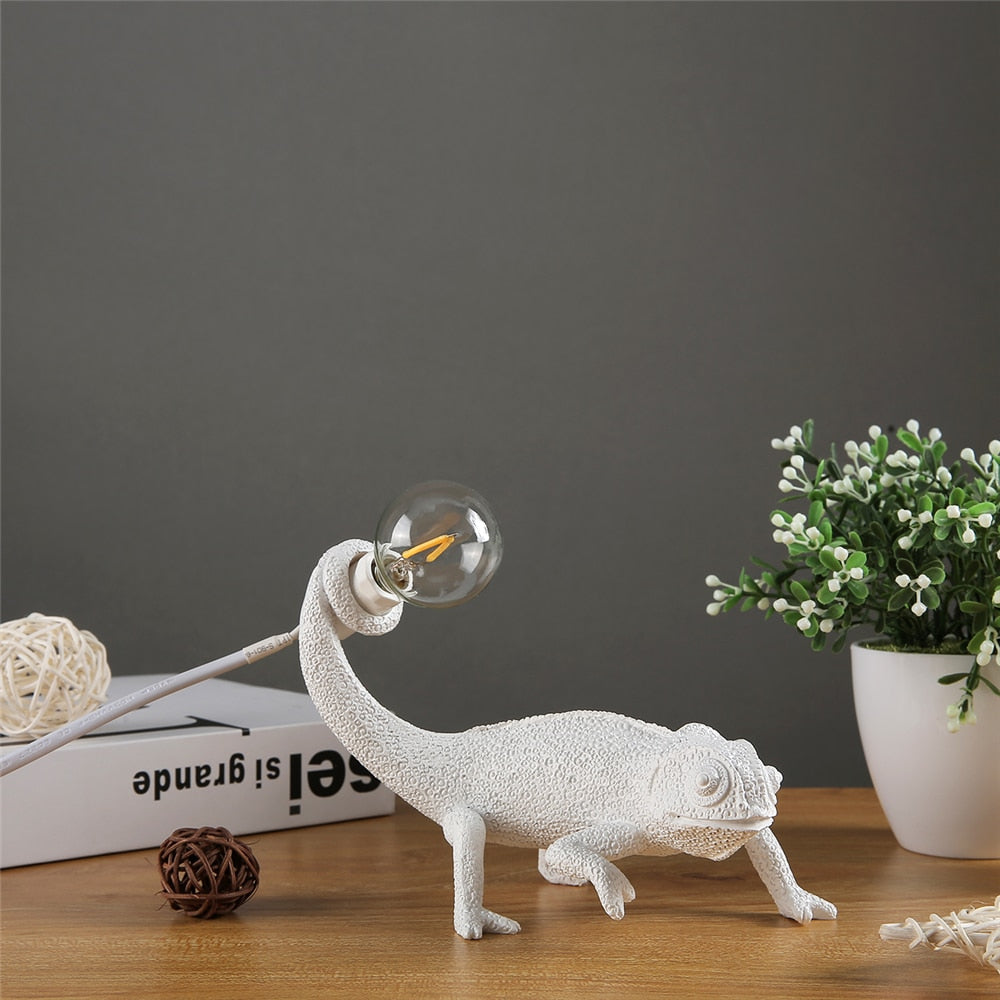 Colorful Reptile LED Desk Lamp