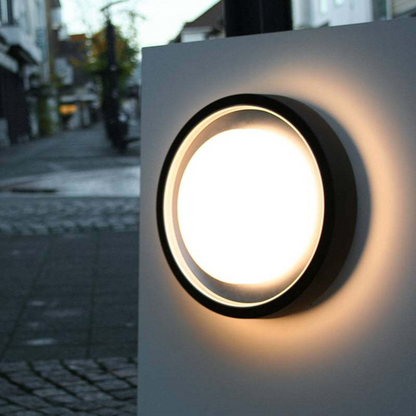 Simple Circular LED Sconce Light