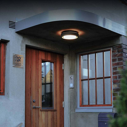 Simple Circular LED Sconce Light