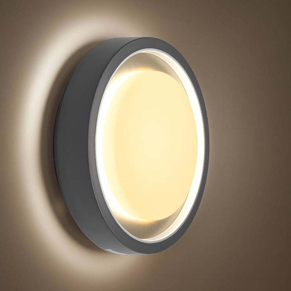 Simple Circular LED Sconce Light
