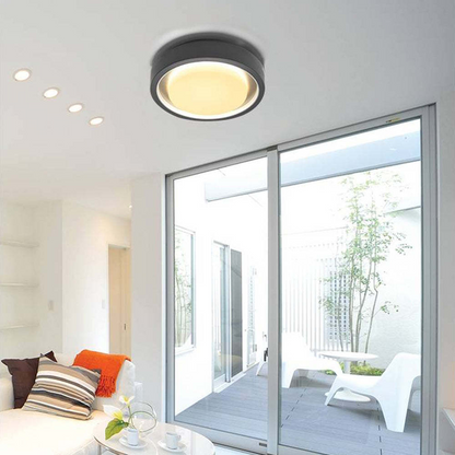 Simple Circular LED Sconce Light
