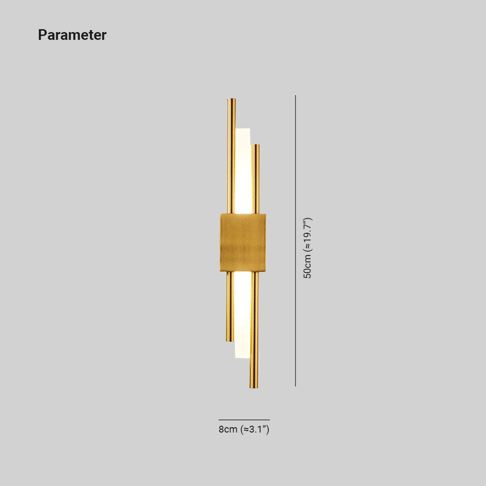 LumeGold – Stylish Black and Gold LED Wall Lamp 3