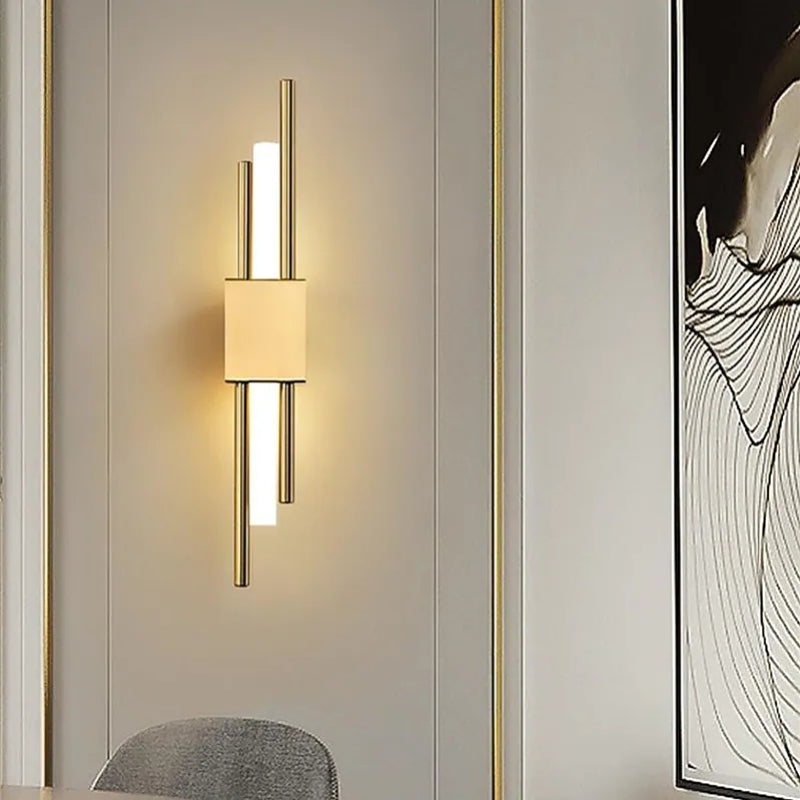 LumeGold – Stylish Black and Gold LED Wall Lamp 6