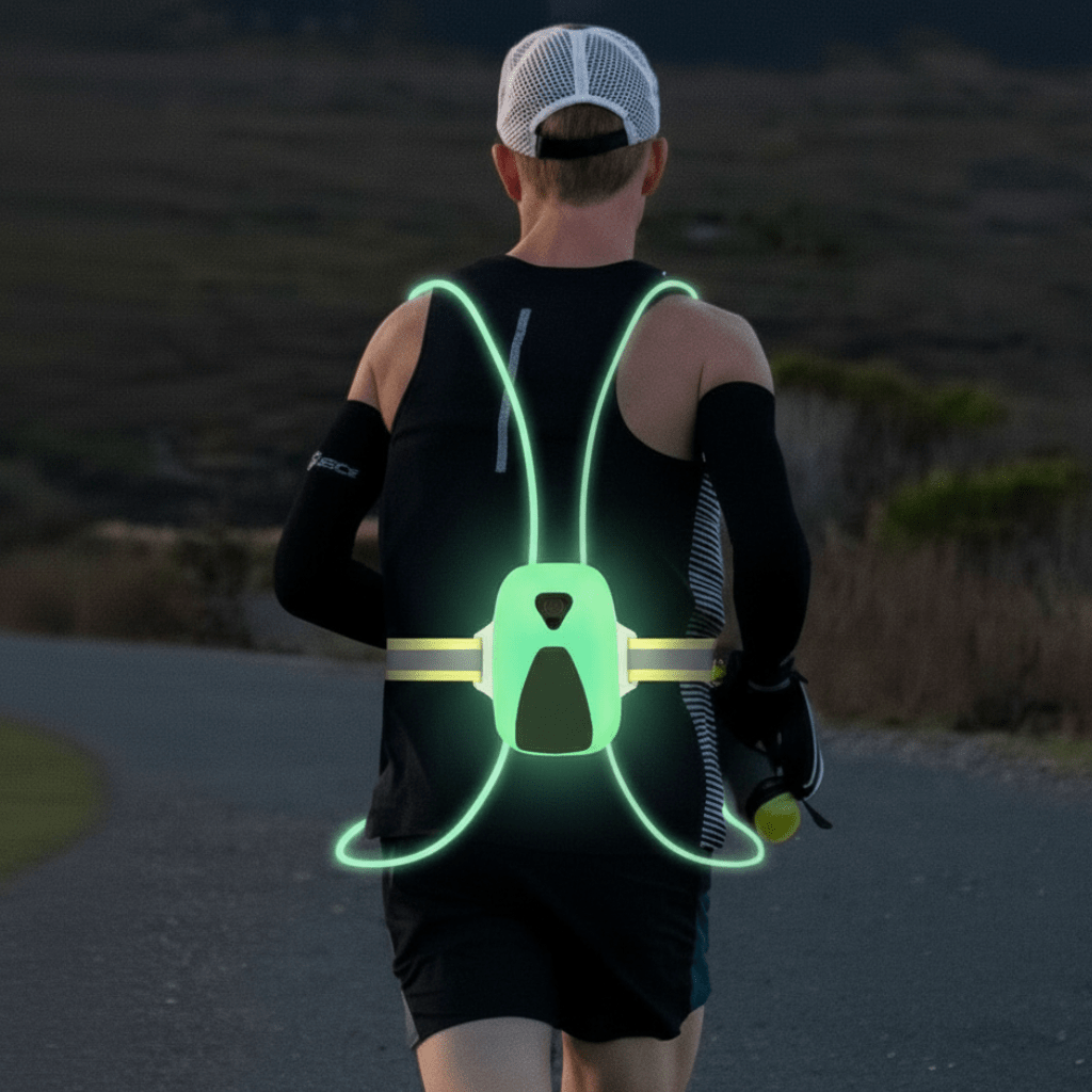 Visible Reflective LED Running Vest - Lusomart