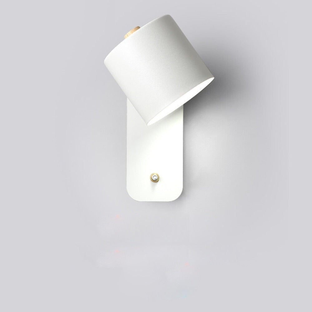 Modern Metal LED Wall Light with Easy On/Off Switch - Lusomart