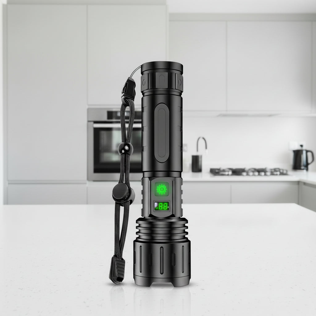 Ultra Bright 100,000 Lumen LED Flashlight - Lusomart