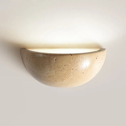 Cozy Stone Effect LED Wall Light - Lusomart
