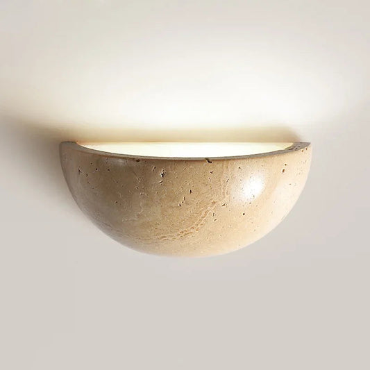Cozy Stone Effect LED Wall Light - Lusomart
