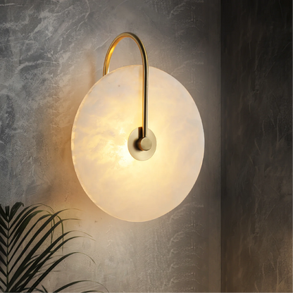Lumenda | Modern Alabaster Marble LED Wall Lamp for Elegant Interiors 1
