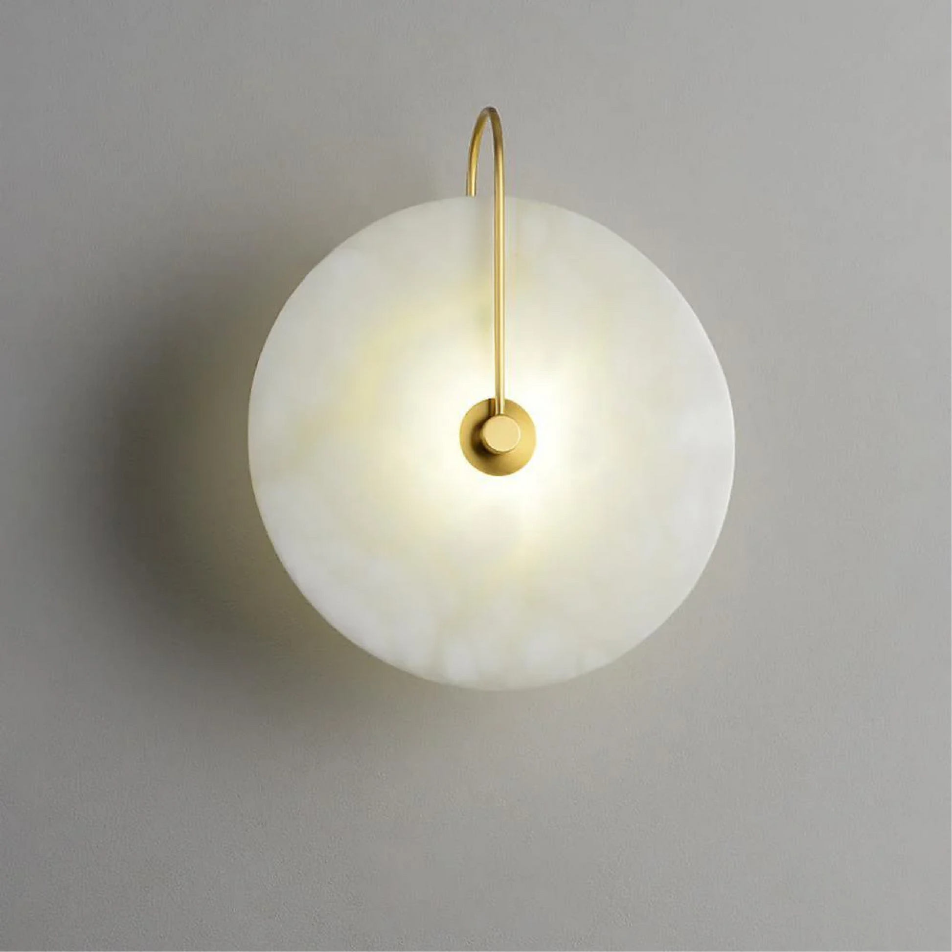 Lumenda | Modern Alabaster Marble LED Wall Lamp for Elegant Interiors 6