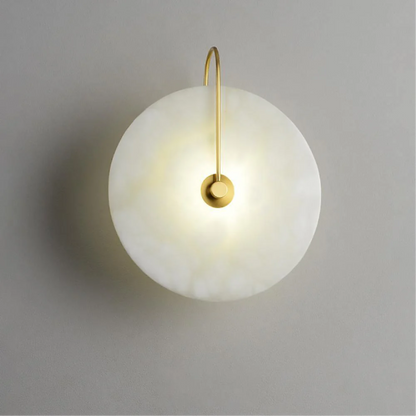 Lumenda | Modern Alabaster Marble LED Wall Lamp for Elegant Interiors 6