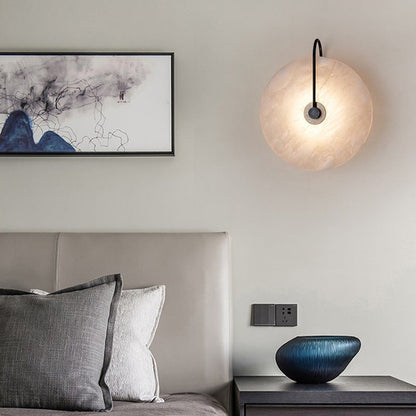Lumenda | Modern Alabaster Marble LED Wall Lamp for Elegant Interiors 7