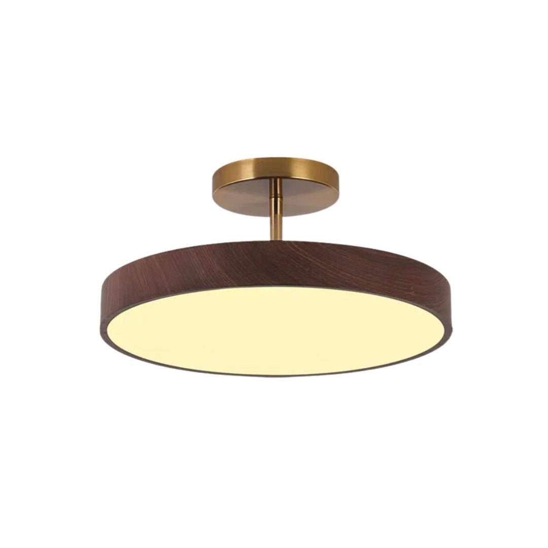 Lumenwood | Elegant Modern LED Semi-Flush Ceiling Light Fixture 1