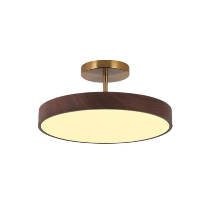 Lumenwood | Elegant Modern LED Semi-Flush Ceiling Light Fixture 1