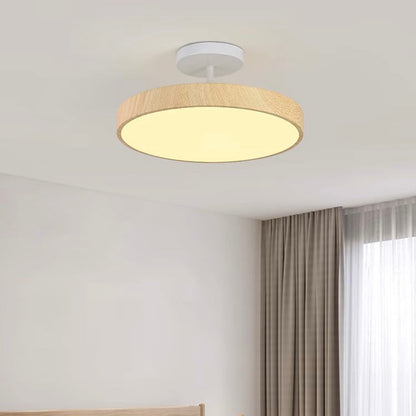 Lumenwood | Elegant Modern LED Semi-Flush Ceiling Light Fixture 11