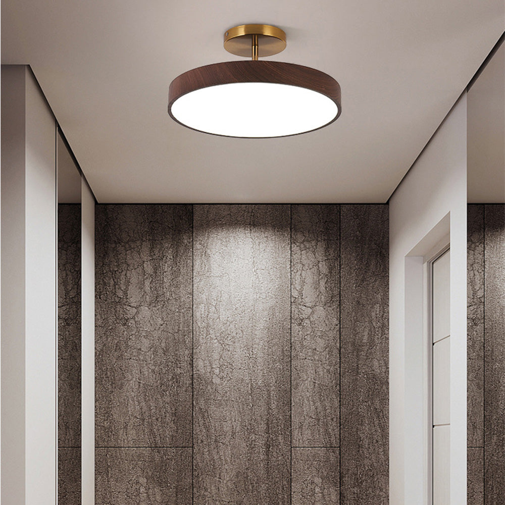 Lumenwood | Elegant Modern LED Semi-Flush Ceiling Light Fixture 3