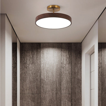 Lumenwood | Elegant Modern LED Semi-Flush Ceiling Light Fixture 3