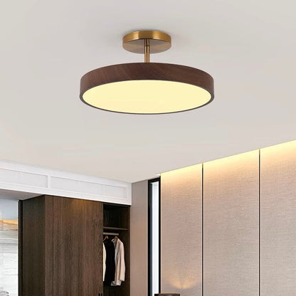 Lumenwood | Elegant Modern LED Semi-Flush Ceiling Light Fixture 4