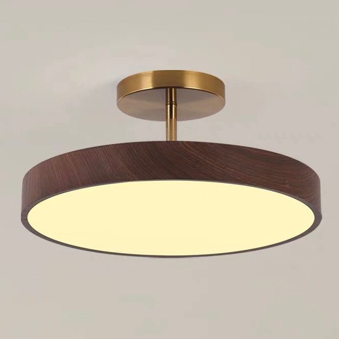 Lumenwood | Elegant Modern LED Semi-Flush Ceiling Light Fixture 6