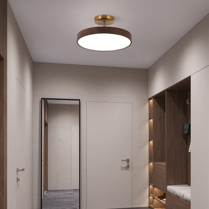 Lumenwood | Elegant Modern LED Semi-Flush Ceiling Light Fixture 7