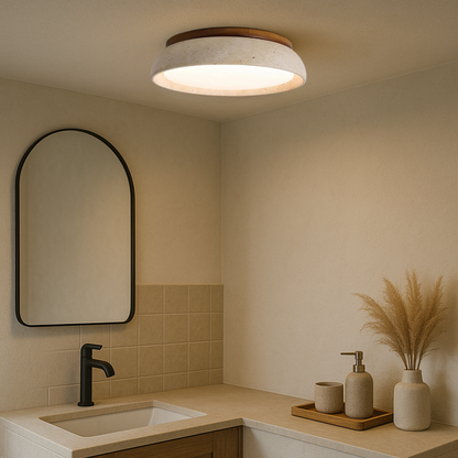 Elegant Stone Effect Ceiling Light - Lusomart