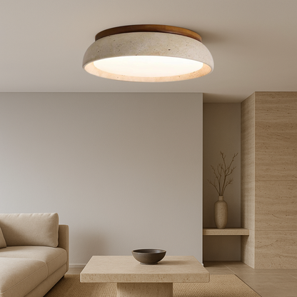 Lumeon | Travertine-Style Ceiling Lamp for a Classic Look 2