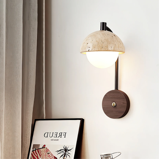 Classic Outdoor Arco Stone Wall Lamp - Lusomart