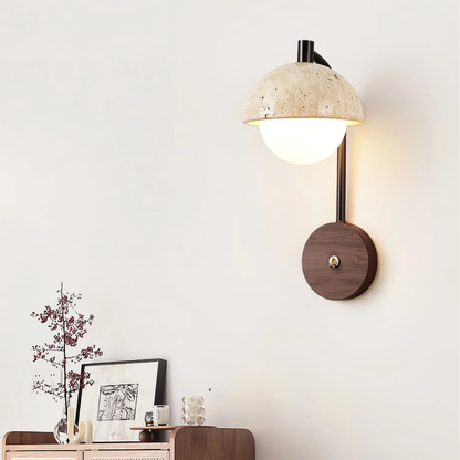 Lumeviax | Vintage-Style Arco Stone Wall Light for Timeless Décor 2