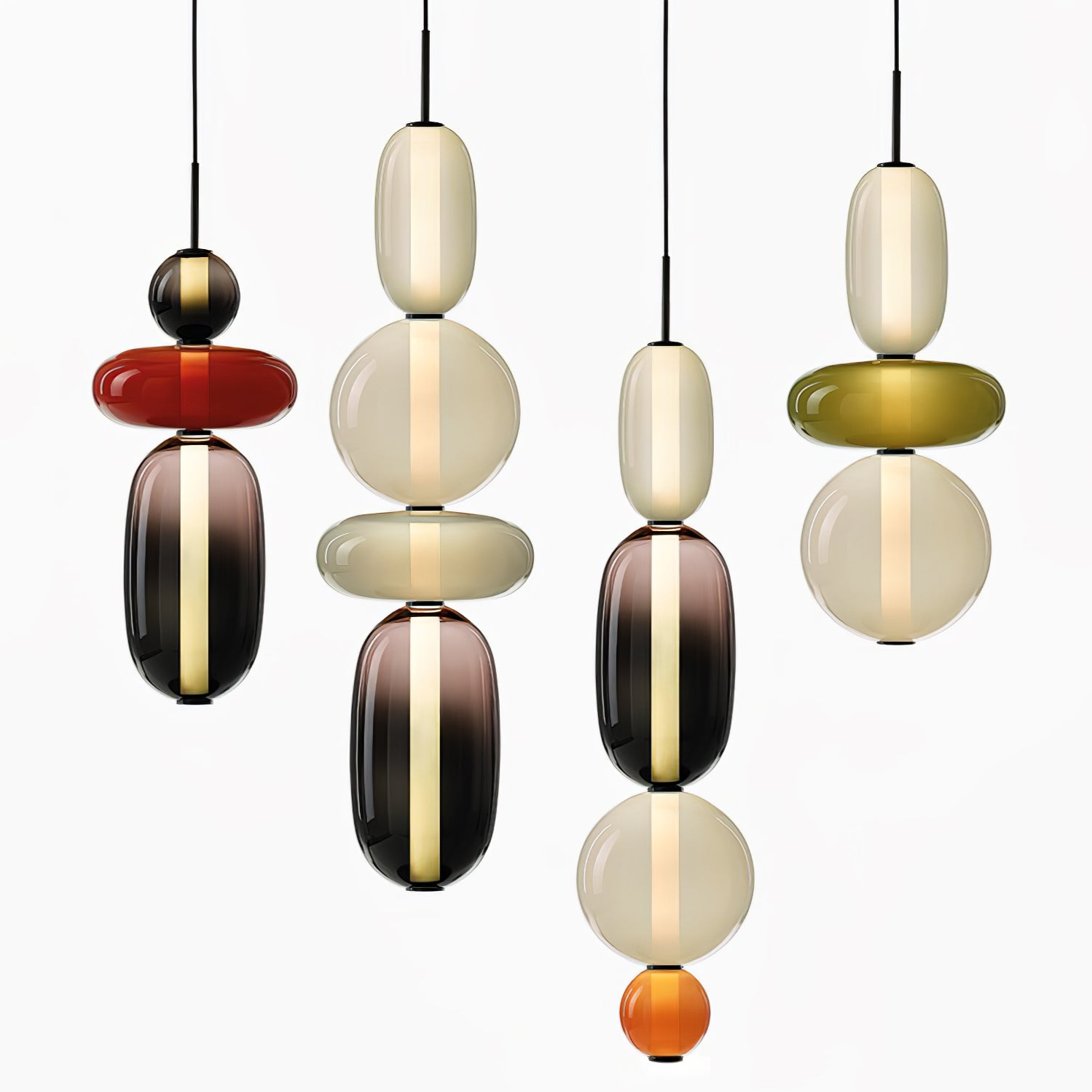 LumiClear – Elegant Glass Pendant with Transparent Brilliance 1