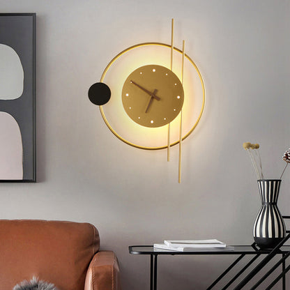 Modern LED Wall Light Clock