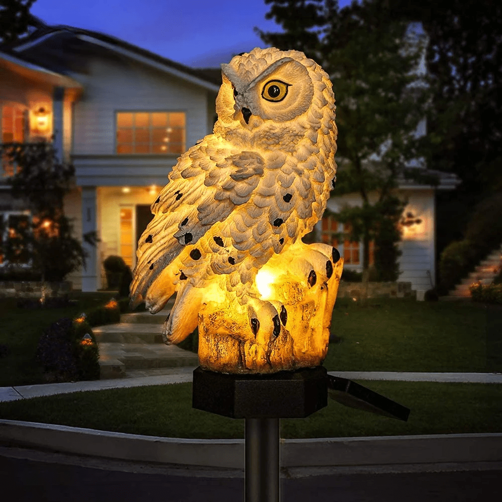 LumiOwl | Charming Eco-Friendly Solar Garden Lights for Outdoor Décor 1