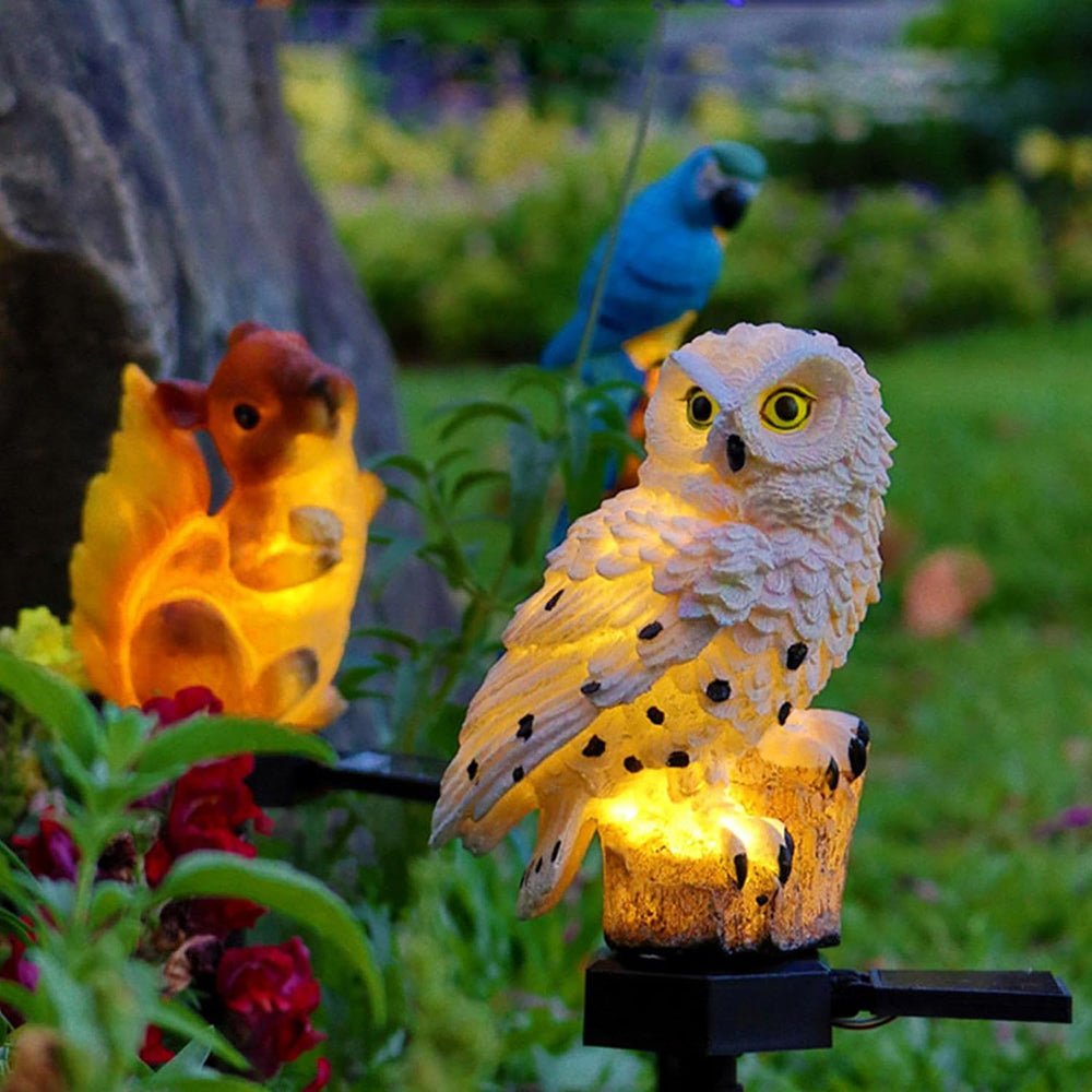 LumiOwl | Charming Eco-Friendly Solar Garden Lights for Outdoor Décor 3