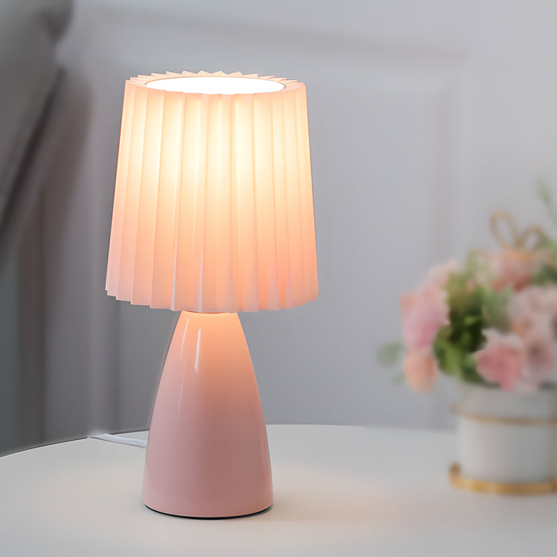 LumiPleat - Glass Base Dimmable Desk Lamp 1