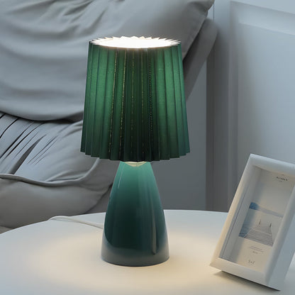 LumiPleat - Glass Base Dimmable Desk Lamp 8