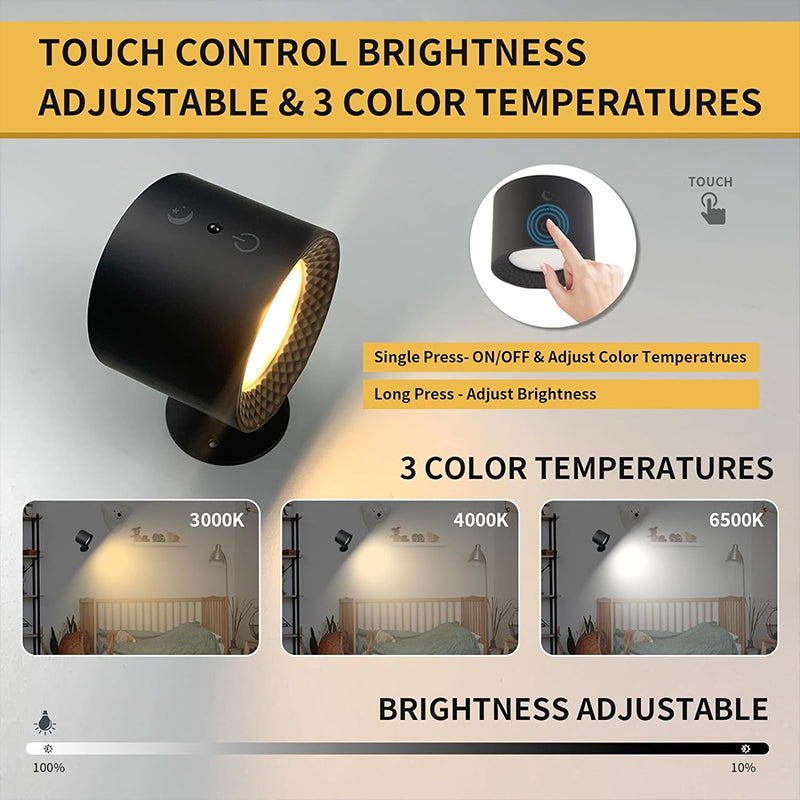 LumiRest | Cordless LED Desk Lamp with Adjustable Timer Function 6