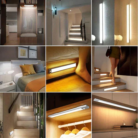 Bright Wireless LED Table Lamp - Motion Sensor & Rechargeable