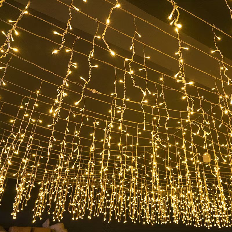 Weatherproof Hanging Fairy String Lights for Outdoor Decor - Lusomart