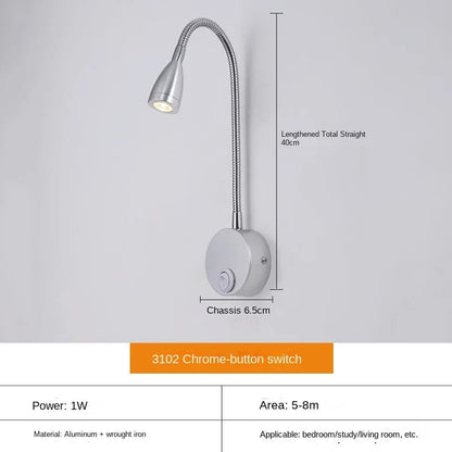 LuminaFlex | Adjustable LED Wall Light for Focused Reading and Workspaces 3